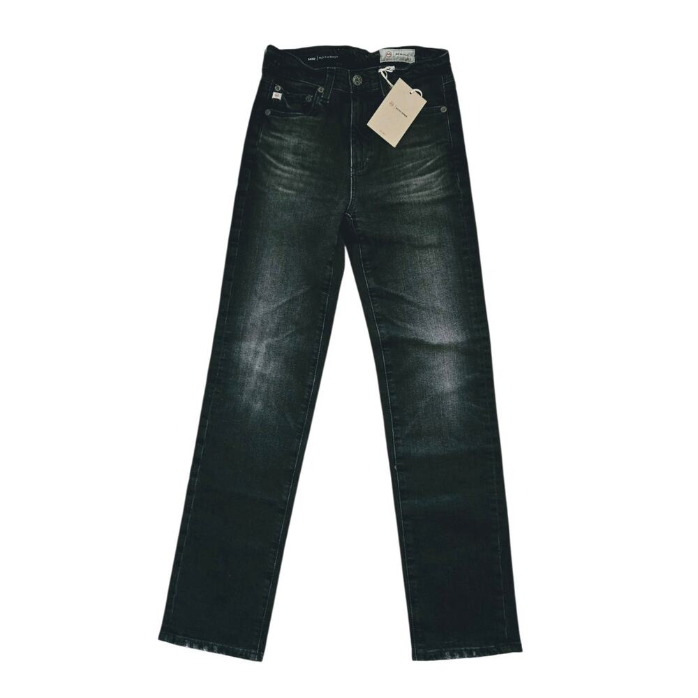 AG Jeans | Saige High-Waist Straight Leg Jeans Black Size 22 - Picture 5 of 8